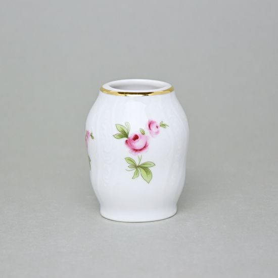 Dose for toothpicks, Thun 1794 Carlsbad Porcelain, BERNADOTTE Meissen Rose