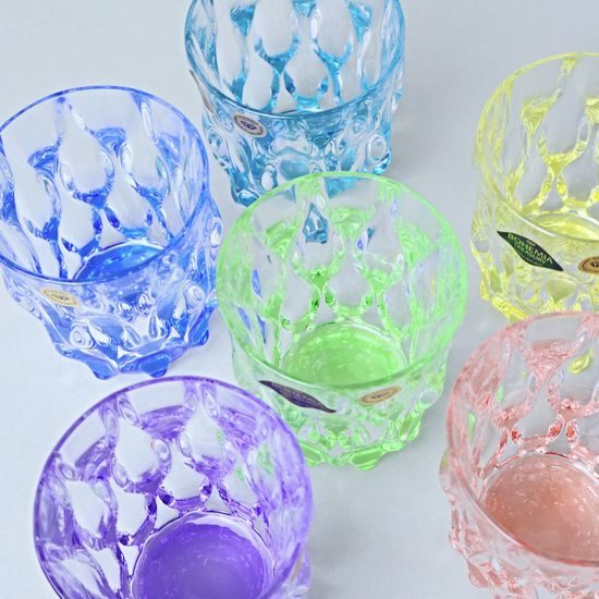 SAMBA - Harlequin, Whiskey glasses, set 6pcs., 320 ml, Bohemia Treasury