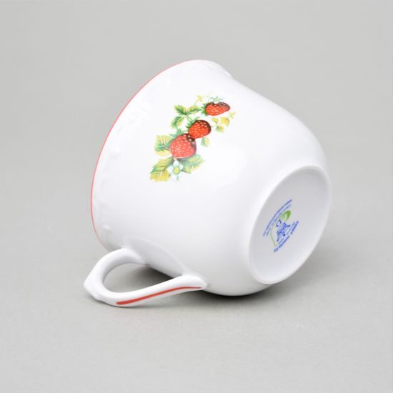 Mug R (cup) 250 ml, Strawberries, Český porcelán a.s.