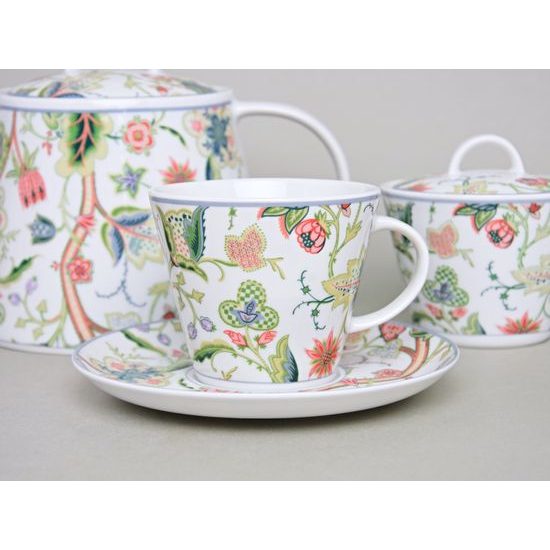 Tea set for 6 persons, Thun 1794 Carlsbad porcelain, TOM 30005