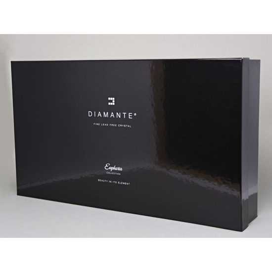 Spirála - Set 6 sklenic na červené víno 470 ml, krystaly Swarovski, DIAMANTE