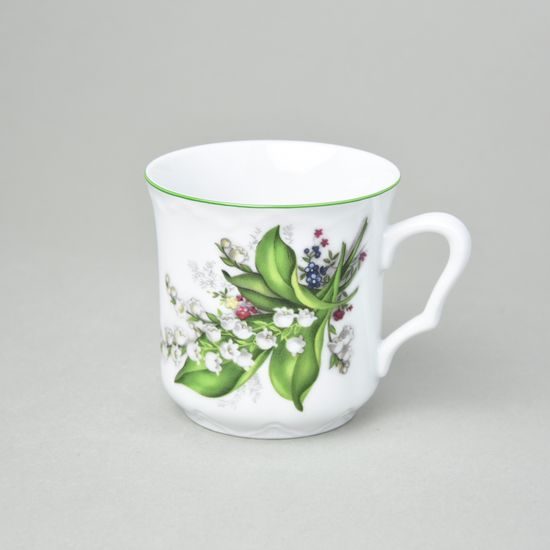 Mug Karel 0,27 l, Lily-of-the-valley, Cesky porcelan a.s.