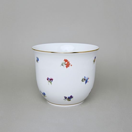 Flower pot without handles, diam. 16 cm; h. 13,5 cm, Hazenka, Cesky porcelan a.s.