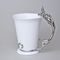 Hrnek Sfinx s kočkou, 400 ml, Platina, porcelán Goldfinger