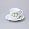 Coffee cup and saucer 0,13 l / 13,5 cm, Thun 1794 Carlsbad porcelain, CONSTANCE 80262