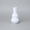 Vase mini Diamond White (shape 2), White + Black Dots, 13 cm, Goldfinger Porcelain