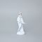 Pierot 14 x 5 x 5,3 cm, Bílá + zlato, Porcelánové figurky Duchcov