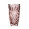 Skleněná váza Flora Pink, 28 cm, Aurum Crystal