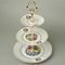 The Three Graces: Compartment dish 3 pcs., 34 cm, Thun 1794 Carlsbad porcelain, BERNADOTTE