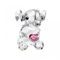Miniature - Elephant Calf 24 x 26 mm, Crystal Gifts and Decoration PRECIOSA