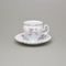 Cup and saucer coffee 150 ml / 15 cm, Thun 1794, karlovarský porcelán, BERNADOTTE climbing rose + gold