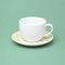 Breakfast cup 350 ml + saucer 16 cm, yellow, G. Benedikt 1882
