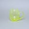 Bark Glass Mug with Handle (uranium Glass), 300 ml, Glassworks Janov
