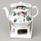 Redoute Rose:Tea pot 0,9 l + warmer, Roy Kirkham fine bone china