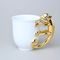 Hrnek ZOO chameleon 400 ml, GOLD, 12 cm, porcelán Goldfinger