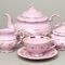 Tea set for 6 pers. Sonata decor 158, Leander 1908, Rose china