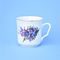 Mug Karel 0,27 l, Lily of the valley + Forget-me-not, Český porcelán a.s.
