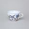 Šálek vysoký B 210 ml na kafe, rubínová červeň + zlato + cibulák, Český porcelán a.s.