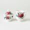 English Rose: Creamer 200 ml + sugar bowl 200 ml, Roy Kirkham fine bone china