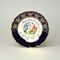 Plate dessert 19 cm, The Three graces + cobalt + gold, Queens porcelain