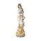 Winter 1900 porcelain figure, 10 / 9.5 / 31.5 cm, A. Mucha, Goebel
