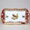 Platter / tray Aida 45 x 25 cm with handles, hunting - ruby, Carlsbad
