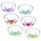 Set of 6 Bowls 13,5 cm, Fusion Colour, RCR Cristalleria Italiana