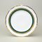 Plate dining 25 cm, Marie Louise 8800501 gold + green, Thun 1794 a.s.