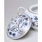 Víčko k cukřence s oušky bez výřezu 0,30 l, rubínová červeň + zlato + cibulák, Český porcelán a.s.