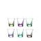 Set of gasses - Liqueur tumblers, 60 ml, Fusion Colour, RCR Cristalleria Italiana