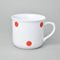 Hrnek Vařák 650 ml, červené puntíky, Český porcelán a.s.