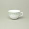 Cup low 210 ml tea, Thun 1794, karlovarský porcelán, Natálie green flowers