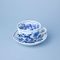 Cup + saucer B 210 ml / 14 cm, Prague Charles Bridge, Original Blue Onion pattern