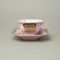 Cup tea 120 ml + saucer 14 cm, Empir decor 568, Rose China Chodov
