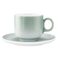 Cup for cappuchino 300 ml + saucer 16 cm, Sento AURA home - MINT, Seltmann porcelain