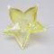 Flower with stem 38 cm - yellow, 1 pcs., Pačinek GLASS
