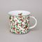 Hrnek Tina Fantazie, Vánoční - Cesmína, 380 ml, velký, Český porcelán a.s.