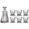 Crystal whisky set Plantica 1+6, Aurum Crystal