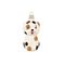 Christmas Glass Puppy Ornament, 7 cm, Czech Ornaments MIJA