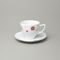 Christmas Lea: Cup 140 ml + saucer 13 cm, Thun Carlsbad Porcelain
