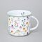 Hrnek Tina Fantazie, Drobné luční květy, 380 ml, velký, Český porcelán a.s.