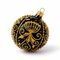Onion Pattern Christmas Tree Decoration Ball, 8 cm BLACK (with gold), Czech Glass christmas decorations