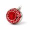 Christmas Tree Decoration Ball, 8 cm REFLECTOR (red), Czech Glass christmas decorations