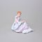 Lady with dove 8 x 11,5 x 10,5 cm, Saxe, Porcelain Figures Duchcov