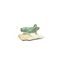 Grasshopper - small figurine 4 x 2 x 2 cm, Porzellanmanufaktur Scheibe-Alsbach