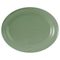 Beat grey-green: Plate oval 35 x 28 cm, Seltmann porcelain