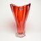 Křišťálová váza Plantica - červená, 32 cm, Aurum Crystal
