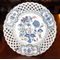 Talíř prolamovaný 27 cm, rubínová červeň + zlato, Český porcelán a.s.