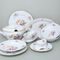 Jídelní souprava pro 6 osob, Thun 1794, karlovarský porcelán, BERNADOTTE míšeňská růže