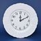 Clock wall 27 cm, Thun 1794 Carlsbad porcelain, BERNADOTTE white